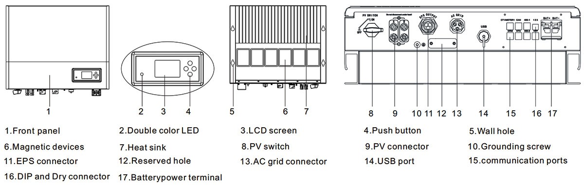 growatt sph5000 hybrid inverter details growatt sph5000 hybrid inverter details